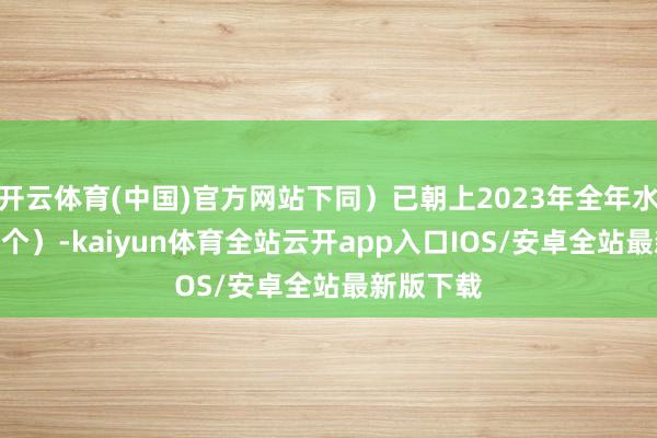 开云体育(中国)官方网站下同）已朝上2023年全年水平（103个）-kaiyun体育全站云开app入口IOS/安卓全站最新版下载